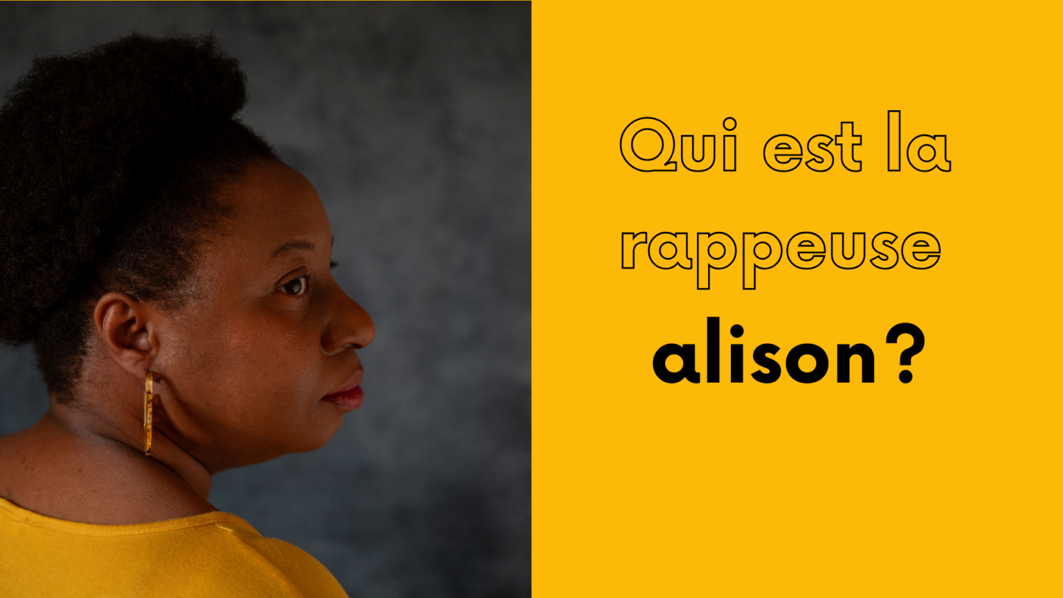 Qui est la rappeuse alison?